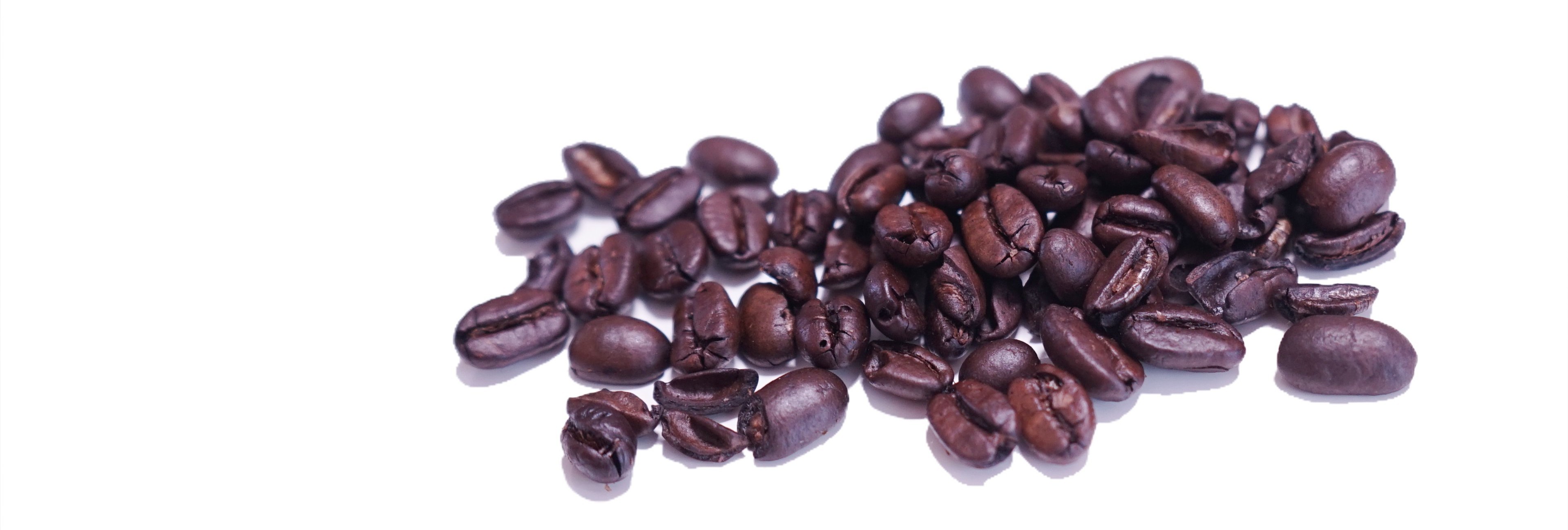 焙煎されたコーヒー豆